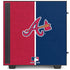 MLB Atlanta Braves Split NZXT H510 Compact ATX Mid-Tower Case Skin