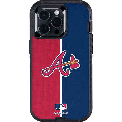 MLB Atlanta Braves Split Otterbox Defender iPhone Skin