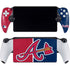 MLB Atlanta Braves Split PlayStation Portal Remote Player Skin