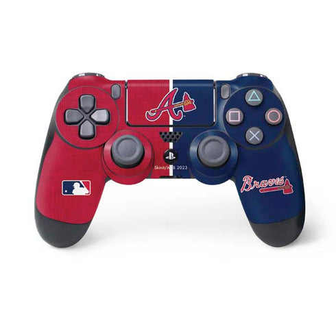 MLB Atlanta Braves Split PS4 Controller Skin