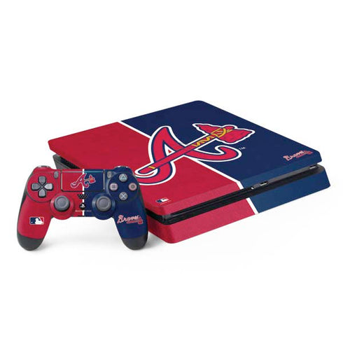 MLB Atlanta Braves Split PS4 Slim Bundle Skin
