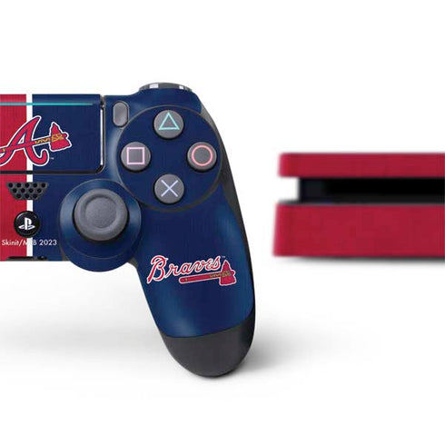 MLB Atlanta Braves Split PS4 Slim Bundle Skin