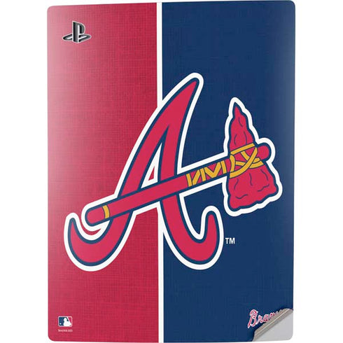 MLB Atlanta Braves Split PS5 Digital Edition Console Skin