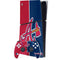 MLB Atlanta Braves Split PS5 Slim Digital Edition Bundle Skin