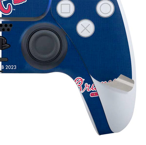 MLB Atlanta Braves Split PS5 Slim Digital Edition Bundle Skin