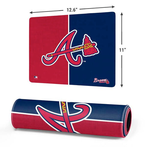 MLB Atlanta Braves Split Gaming Mouse Pad