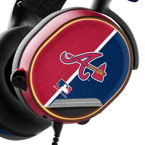 MLB Atlanta Braves Split SteelSeries Arctis 5 Skin