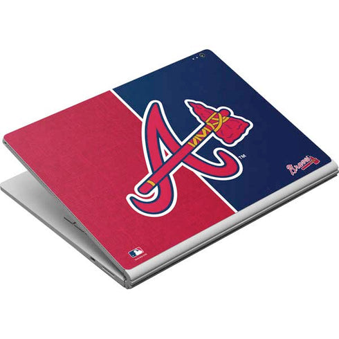 MLB Atlanta Braves Split Surface Book Skin