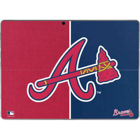 MLB Atlanta Braves Split Surface Pro 9 Skin