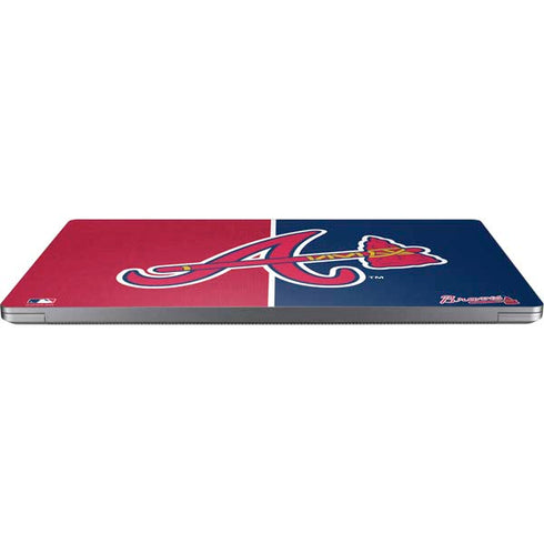 MLB Atlanta Braves Split Universal Laptop 12in (9.8 x 6.8in) Skin
