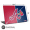 MLB Atlanta Braves Split Universal Laptop 13in (10.6 x 7.6in) Skin