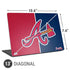 MLB Atlanta Braves Split Universal Laptop 13in (10.6 x 7.6in) Skin