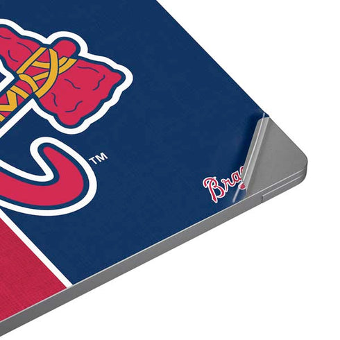 MLB Atlanta Braves Split Universal Laptop 18in (14.6 x 10.6in) Skin