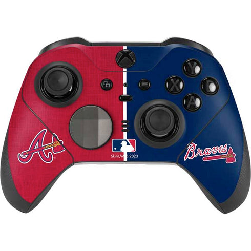 MLB Atlanta Braves Split Xbox Elite Wireless Controller Series 2 Skin