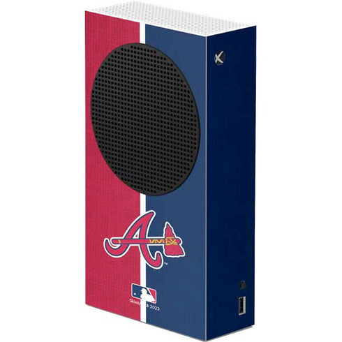 MLB Atlanta Braves Split Xbox Series S Console Skin