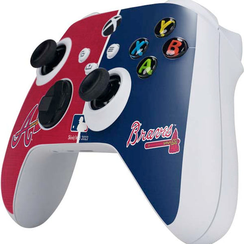 MLB Atlanta Braves Split Xbox Series S Controller Skin