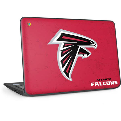 NFL Atlanta Falcons - Alternate Distressed HP Chromebook Skin