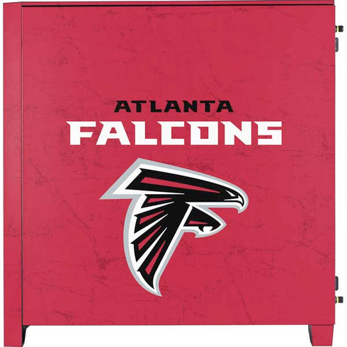 NFL Atlanta Falcons - Alternate Distressed Corsair 4000D Tempered Glass Mid-Tower ATX Case Skin