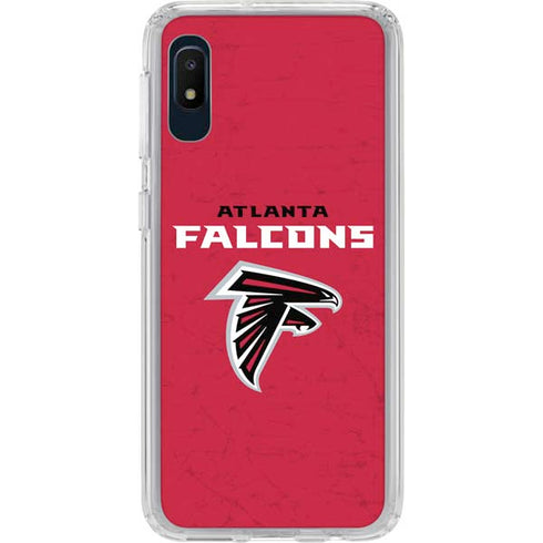 NFL Atlanta Falcons - Alternate Distressed Galaxy A10e Clear Case