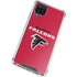 NFL Atlanta Falcons - Alternate Distressed Galaxy A12 Clear Case