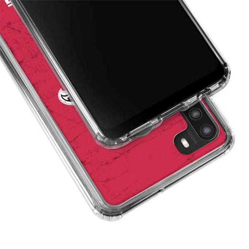 NFL Atlanta Falcons - Alternate Distressed Galaxy A21 Clear Case