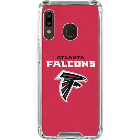 NFL Atlanta Falcons - Alternate Distressed Galaxy A30 Clear Case