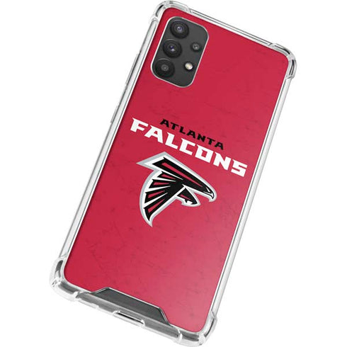 NFL Atlanta Falcons - Alternate Distressed Galaxy A32 5G Clear Case