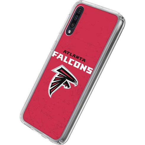 NFL Atlanta Falcons - Alternate Distressed Galaxy A50 Clear Case