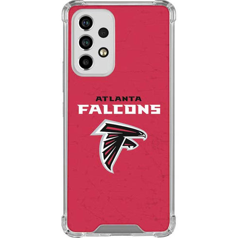 NFL Atlanta Falcons - Alternate Distressed Galaxy A53 5G Clear Case