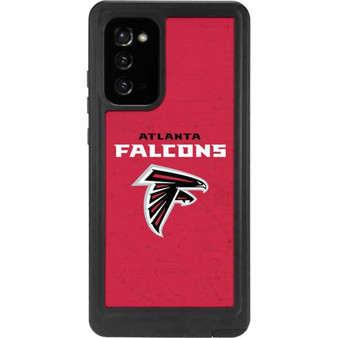 NFL Atlanta Falcons - Alternate Distressed Galaxy Note20 5G Waterproof Case