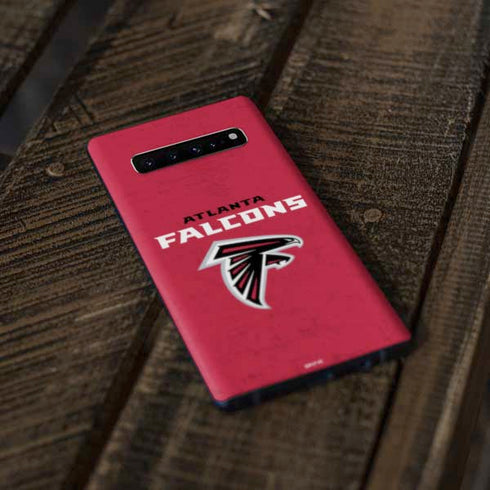 NFL Atlanta Falcons - Alternate Distressed Galaxy S10 Plus Skin