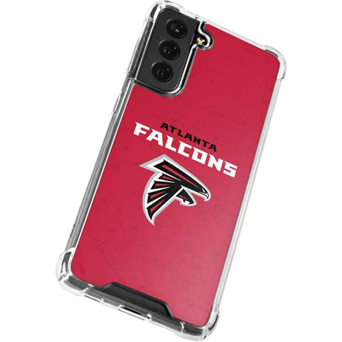 NFL Atlanta Falcons - Alternate Distressed Galaxy S22 Clear Case