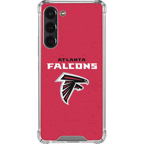 NFL Atlanta Falcons - Alternate Distressed Galaxy S23 Plus Clear Case