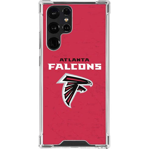 NFL Atlanta Falcons - Alternate Distressed Galaxy S24 Ultra Clear Case