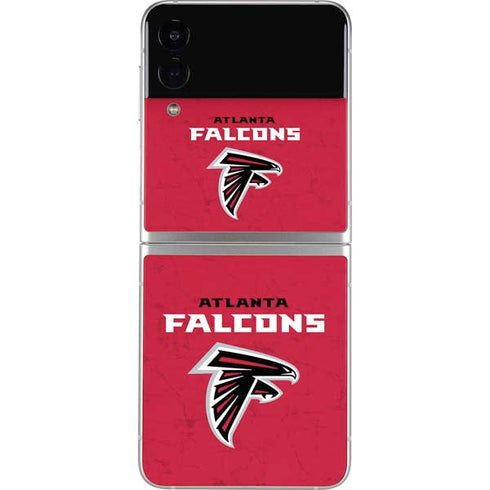 NFL Atlanta Falcons - Alternate Distressed Galaxy Z Flip3 5G Skin