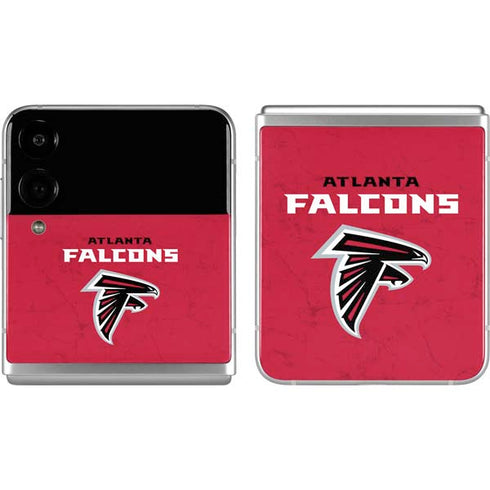 NFL Atlanta Falcons - Alternate Distressed Galaxy Z Flip4 5G Skin
