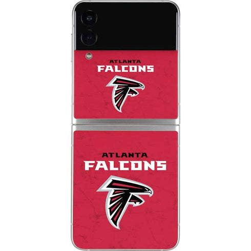 NFL Atlanta Falcons - Alternate Distressed Galaxy Z Flip4 5G Skin