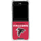 NFL Atlanta Falcons - Alternate Distressed Galaxy Z Flip5 5G Clear Case