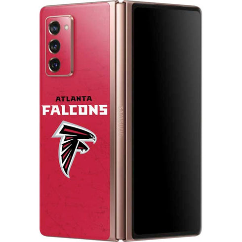 NFL Atlanta Falcons - Alternate Distressed Galaxy Z Fold2 5G Skin