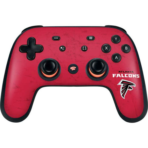 NFL Atlanta Falcons - Alternate Distressed Google Stadia Controller Skin