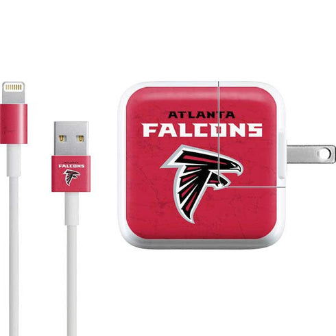 NFL Atlanta Falcons - Alternate Distressed iPad Charger (10W USB) Skin