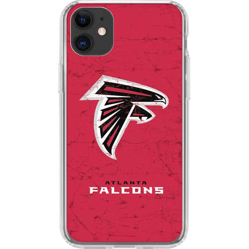 NFL Atlanta Falcons - Alternate Distressed iPhone 11 Clear Case