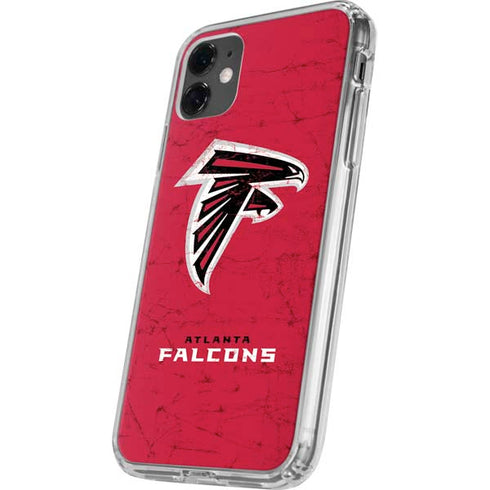 NFL Atlanta Falcons - Alternate Distressed iPhone 11 Clear Case