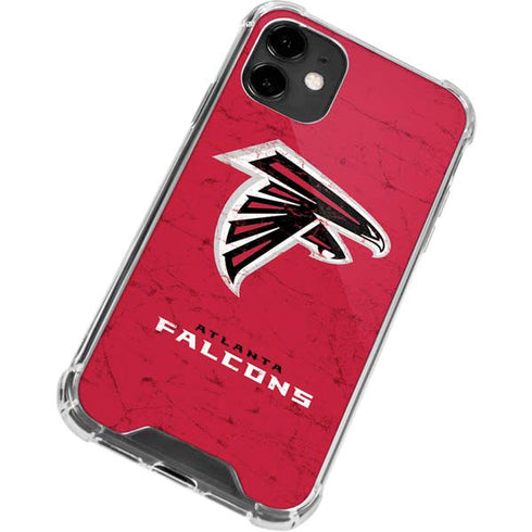 NFL Atlanta Falcons - Alternate Distressed iPhone 12 Clear Case