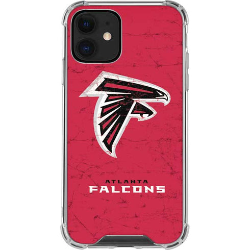 NFL Atlanta Falcons - Alternate Distressed iPhone 12 Mini Clear Case