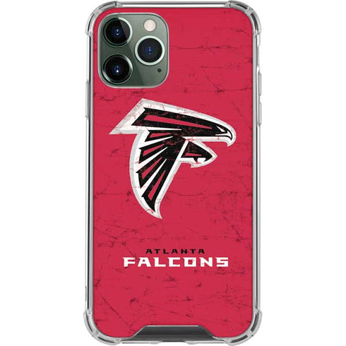 NFL Atlanta Falcons - Alternate Distressed iPhone 12 Pro Max Clear Case