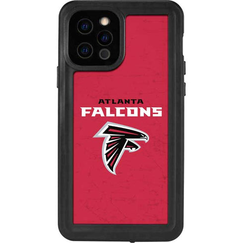 NFL Atlanta Falcons - Alternate Distressed iPhone 12 Pro Waterproof Case