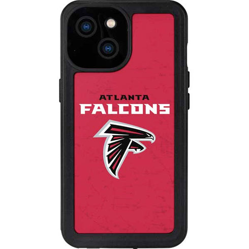 NFL Atlanta Falcons - Alternate Distressed iPhone 13 Mini Waterproof Case
