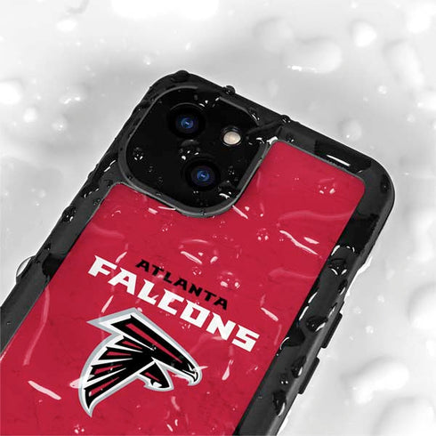 NFL Atlanta Falcons - Alternate Distressed iPhone 13 Mini Waterproof Case