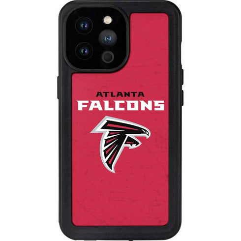 NFL Atlanta Falcons - Alternate Distressed iPhone 14 Pro Max Waterproof Case